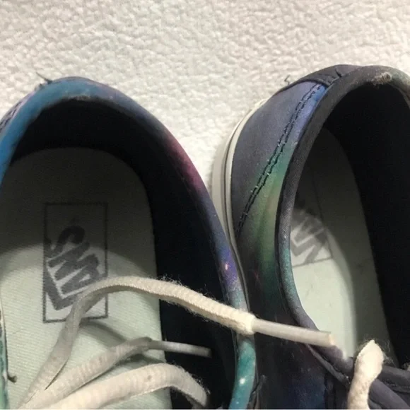 Galaxy Vans Sneakers • Size US Missy 4.0 • Preloved with wear - Picture 14 of 16
